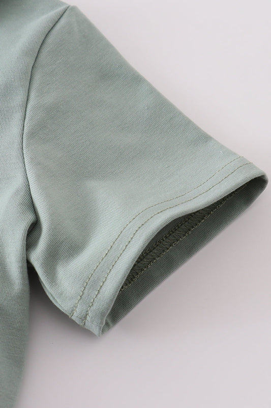 Sage stripe button down shirt