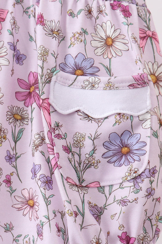 Purple Garden Ruffle Bubble