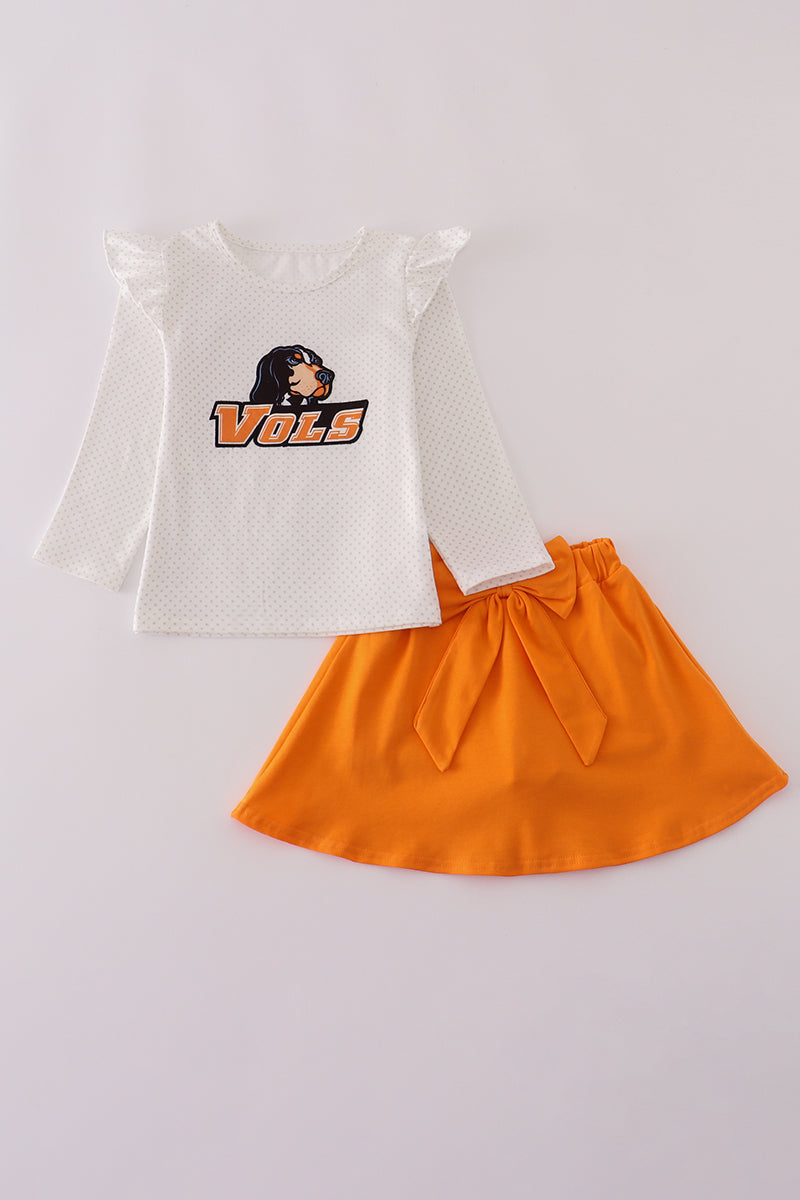 Tennessee applique bow skort set