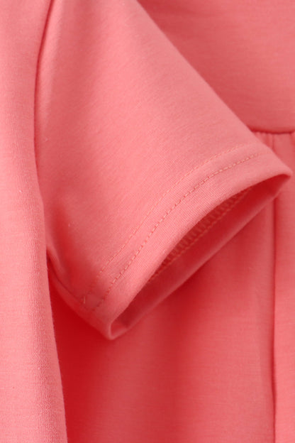 Coral scalloped active pants set