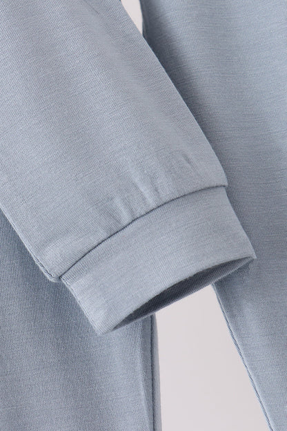 Blue bamboo pajama set – view 3