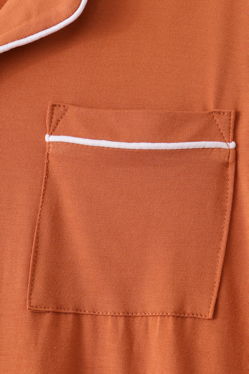 Caramel bamboo mom pajama set – view 3