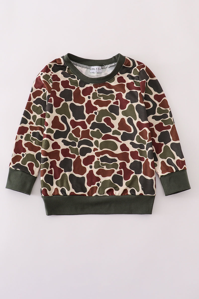 Camouflage dad&me sweatshirt