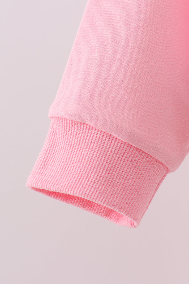 Pink MAMA glitter mom&me top