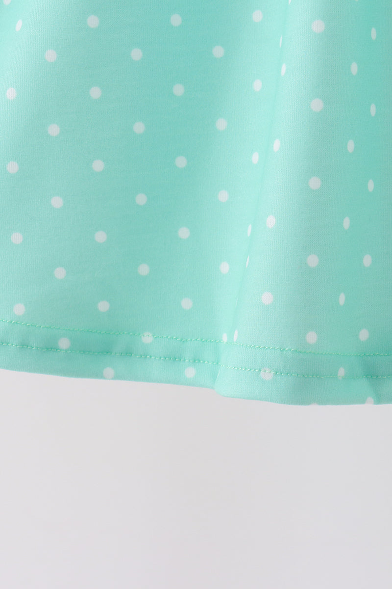 Green Character Smocked Dress