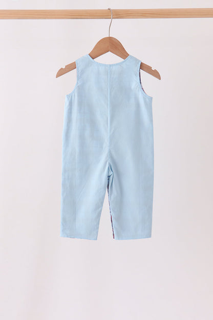 Blue plaid deer reversible jonjon