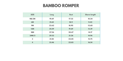 Blue dog bamboo zipper romper