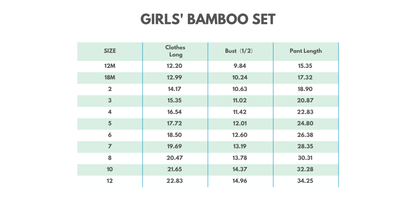 Pink bamboo pajama set